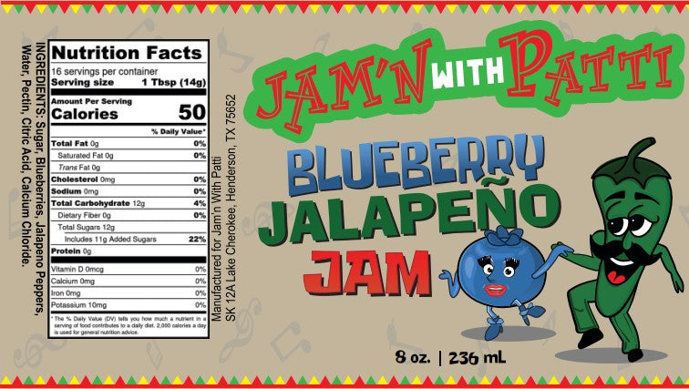 Blueberry Jalapeno Jam