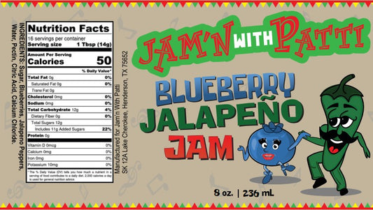 Blueberry Jalapeno Jam