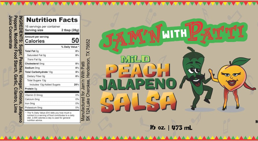 Peach Jalapeno Salsa Mild