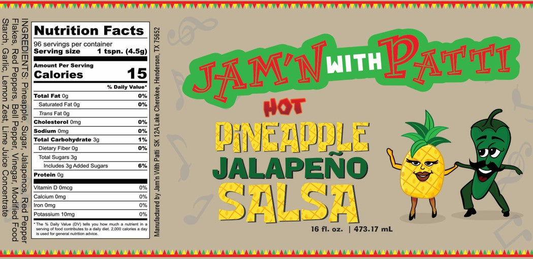 Pineapple Jalapeno Salsa Hot