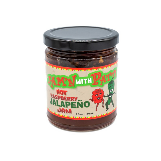Raspberry Jalapeno Jam Hot